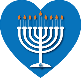 Heartfelt Hanukkah A Celebration of Light and Tradition PNG