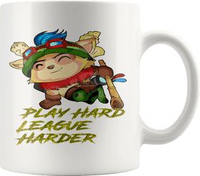 Play Hard with a Tea Cup Buddy PNG