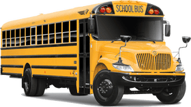 Bright Yellow School Bus for Student Transportation PNG