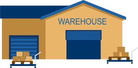 Efficient Storage Solutions at the Warehouse PNG