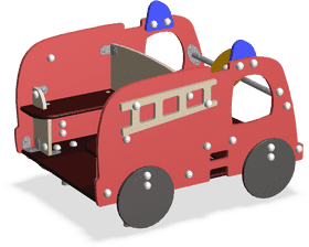 Colorful Food Truck Toy Delight PNG