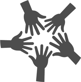 Teamwork United Hands Shared Success PNG