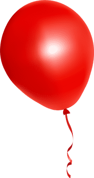 Red Balloon in Cinema Dreams PNG