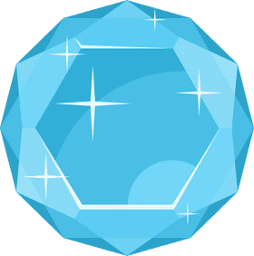 Radiant Blue Jewelry Elegance PNG