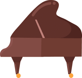 Elegant Piano Harmony in Motion PNG