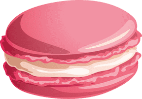 Elegant Pink Macaron Box Delight PNG