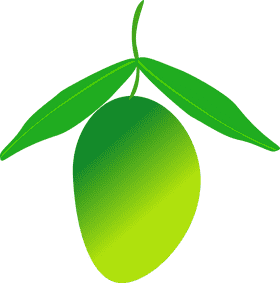 Fresh Mango Delight with Lush Green Leaves PNG