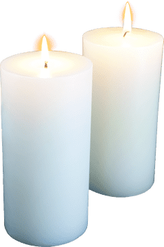 Radiant Serenity Candle Duo PNG