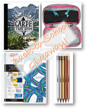 Colorful Notebook Essentials for Creative Minds PNG