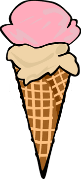 Delightful Ice Cream Cone Dreams PNG