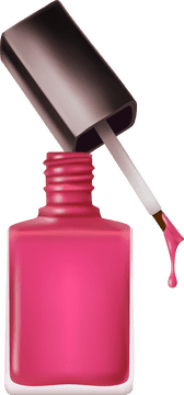 Vibrant Elegance Nail Polish Delight PNG