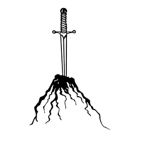 Jade Stone Sword in the Stone PNG