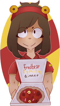 Fredbear Family Dinner A Slice of Togetherness PNG