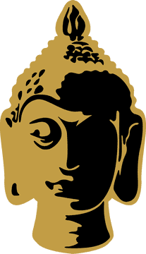 Golden Serenity The Buddha's Calm Presence PNG