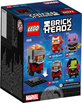 LEGO Marvel Brick Headz Collection Heroes and Villains PNG