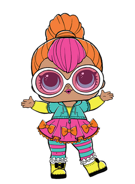 LOL Surprise Fashionable Fun with Colorful Styles PNG