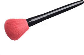 Soft Pink Makeup Brush for Flawless Application PNG