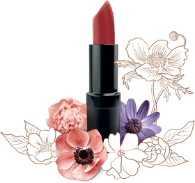 Floral Elegance Lipstick Collection PNG