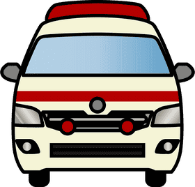 Emergency Response Ambulance Vehicle Design PNG