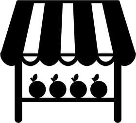 Vibrant Market Haven for Fresh Goods PNG