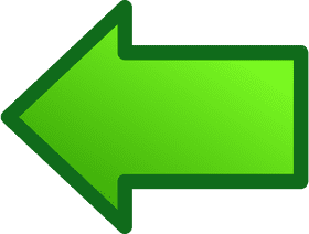 Vibrant Green Directional Arrow PNG