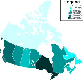 Canada Climate Variation Map Overview PNG