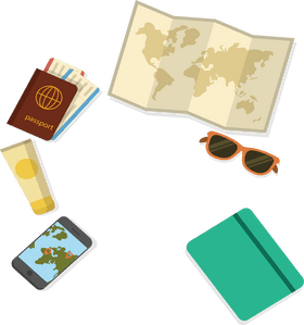 Passport Essentials for Your Next Adventure PNG