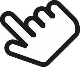 Dynamic Hand Cursor for Enhanced Navigation PNG
