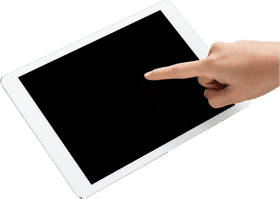 Interactive Computer Part Touchscreen Tablet Device PNG