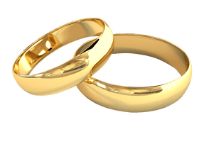 Elegant Gold Wedding Jewelry Collection PNG