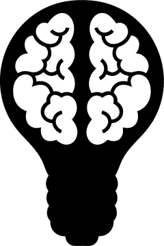 Light Bulb Ideas Illuminate the Mind PNG