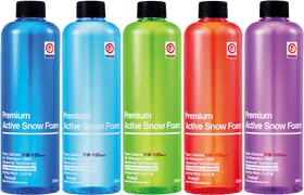 Colorful Active Snow Foam Bottle Collection PNG
