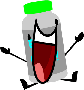 Happy Vitamin Bottle Adventure PNG