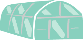 Modern Eco-Friendly Greenhouse Design PNG