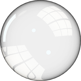Reflective Serenity of a Soap Bubble PNG