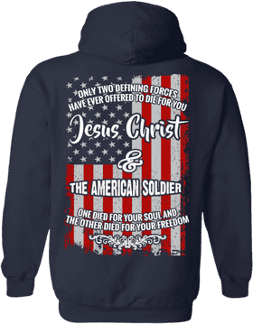 Fishing for Freedom honoring Christ and the Soldier PNG