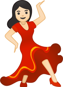 Radiant Dance of the Scarlet Dress PNG