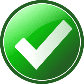 Green Card Approval Confirmation Symbol PNG