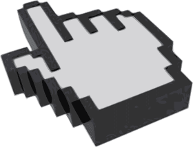 Stylish Digital Cursor Design PNG