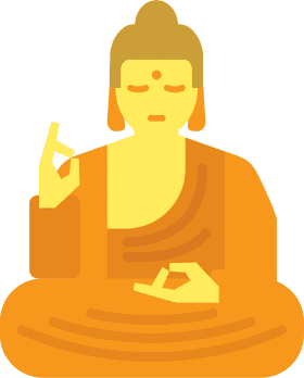 Radiant Buddha of Inner Peace PNG