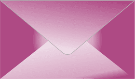 Elegant Envelope Mail Design PNG