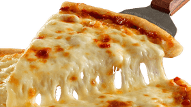 Gooey Melty Cheese Pizza Delight PNG
