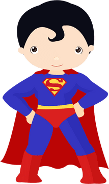 Brave Little Superhero with a Big Heart PNG