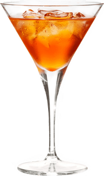 Blood Orange Martini Delight PNG
