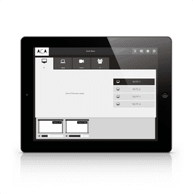 Tablet Control Interface for Interactive Presentation PNG