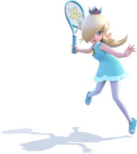 Tennis Champion in a Magical Realm PNG