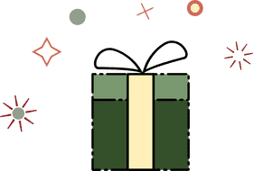 Festive Gift Box for Every Occasion PNG