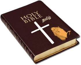 Christianity The Holy Bible and Faith in Prayer PNG