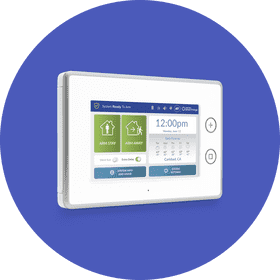 Smart Security Lock Control Panel PNG