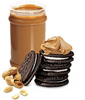 Delicious Peanut Butter Jar with Chocolate Cookies PNG
